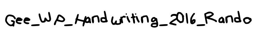Gee_WP_Handwriting_2016_Rando