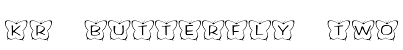 KR Butterfly Two Font Image