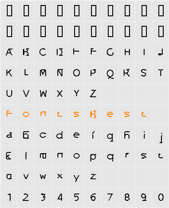 Signal AND Character Map