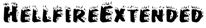 HellfireExtended Font Image