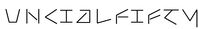 UncialFifty Font Image