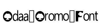 Odaa_Oromo_Font