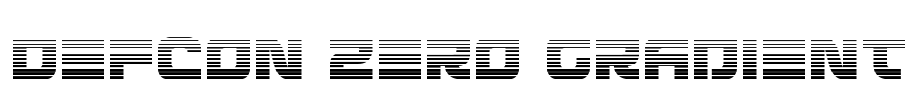 Defcon Zero Gradient