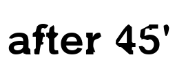 after 45'