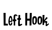 Left Hook Font Image