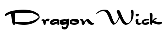 DragonWick Font Image