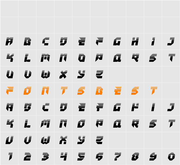 Tokyo Drifter Halftone Character Map