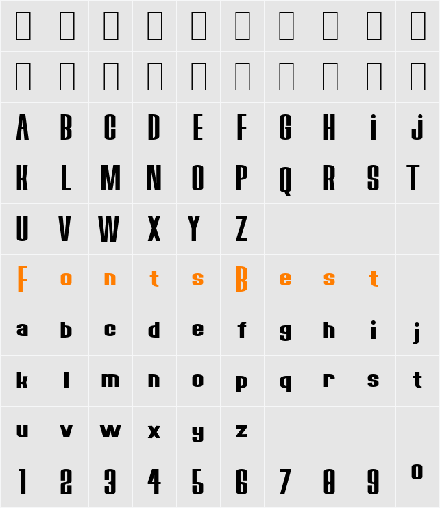 Bored Robots KG Character Map