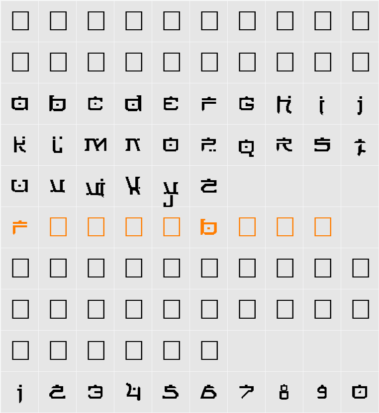 FUTURE_NEWS Character Map