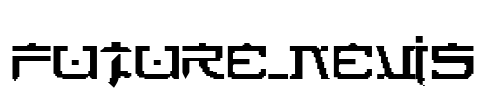 FUTURE_NEWS Font Image