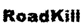 RoadKill Font Image