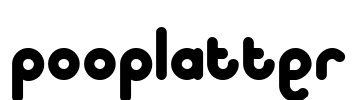 pooplatter Font Image