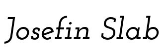 Josefin Slab