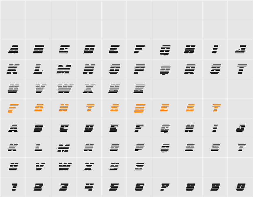 Justice Gradient Character Map
