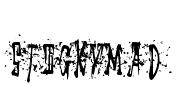 StickyMad Font Image
