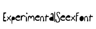 ExperimentalSeexFont Font Image