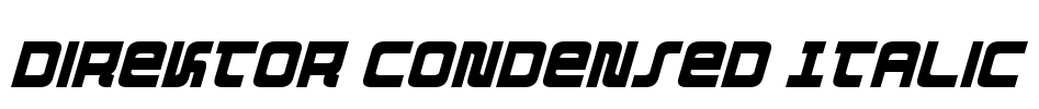 Direktor Condensed Italic