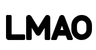 LMAO Font Image