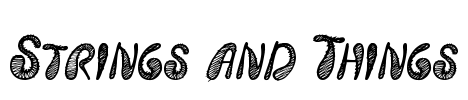 Strings and Things Font Image