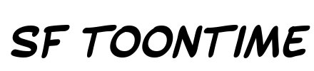 SF Toontime Font Image
