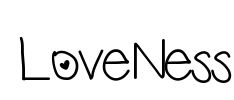 LoveNess Font Image