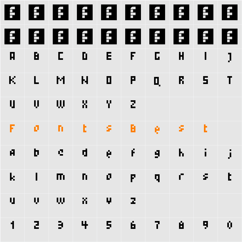 lest Character Map
