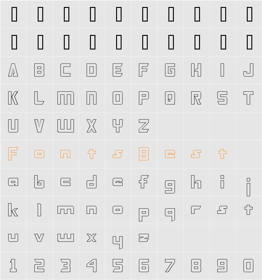 Transformers Hollow Character Map