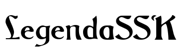 LegendaSSK Font Image