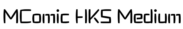 MComic HKS Medium