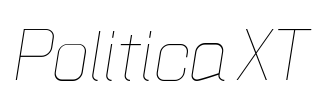 Politica XT Font Image