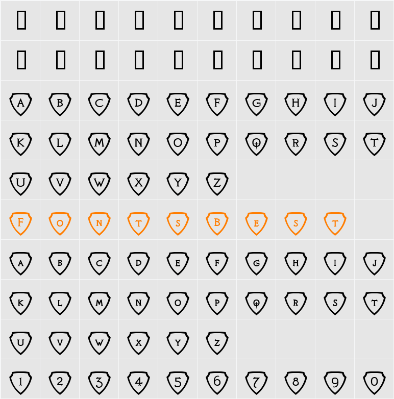 Knights Quest Shielded Character Map