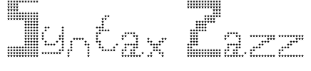Syntax Zazz Font Image