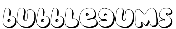 bubblegums Font Image