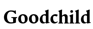 Goodchild Font Image