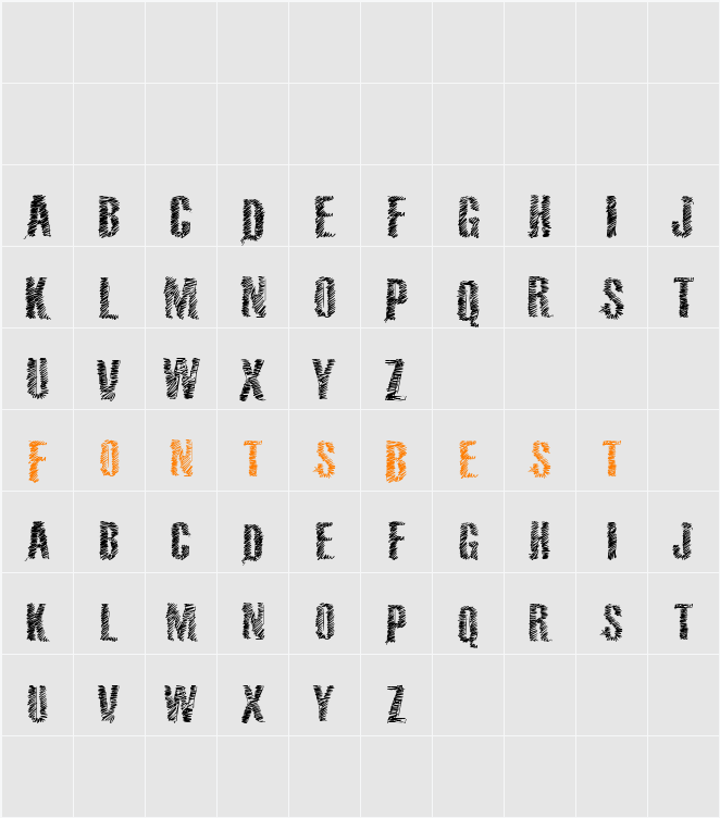VTKS 36 Character Map