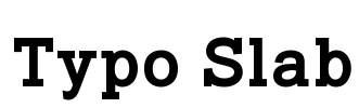 Typo Slab