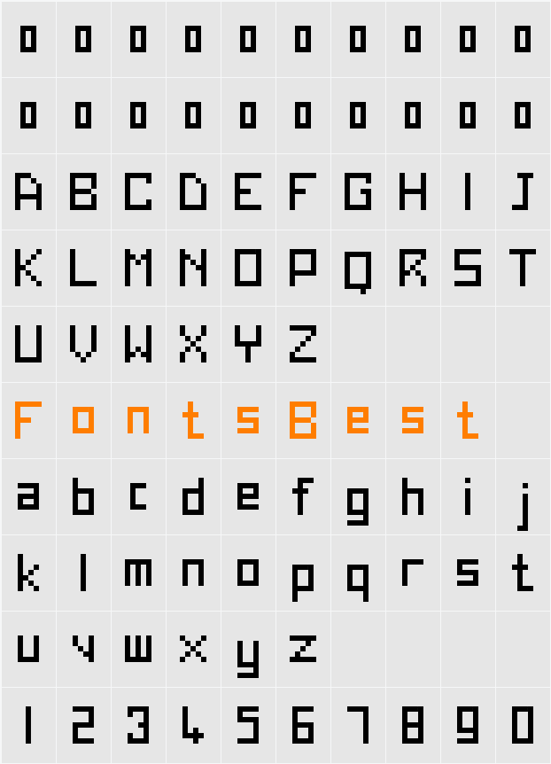 00Cryonix Character Map