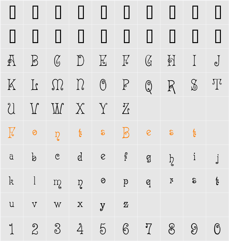 m_Acadian Character Map