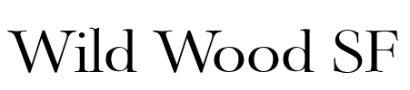Wild Wood SF Font Image