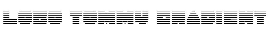 Lobo Tommy Gradient Font Image