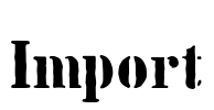 Import Font Image