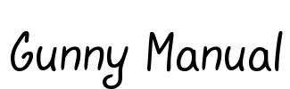Gunny Manual