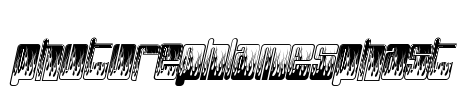 PHUTUREphlamesPHAST Font Image