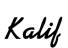 Kalif Font Image