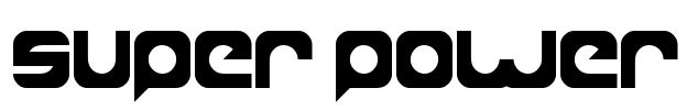super power Font Image