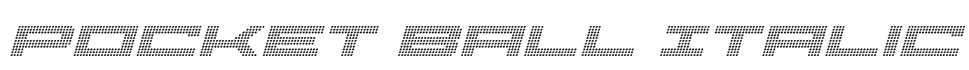 Pocket Ball Italic