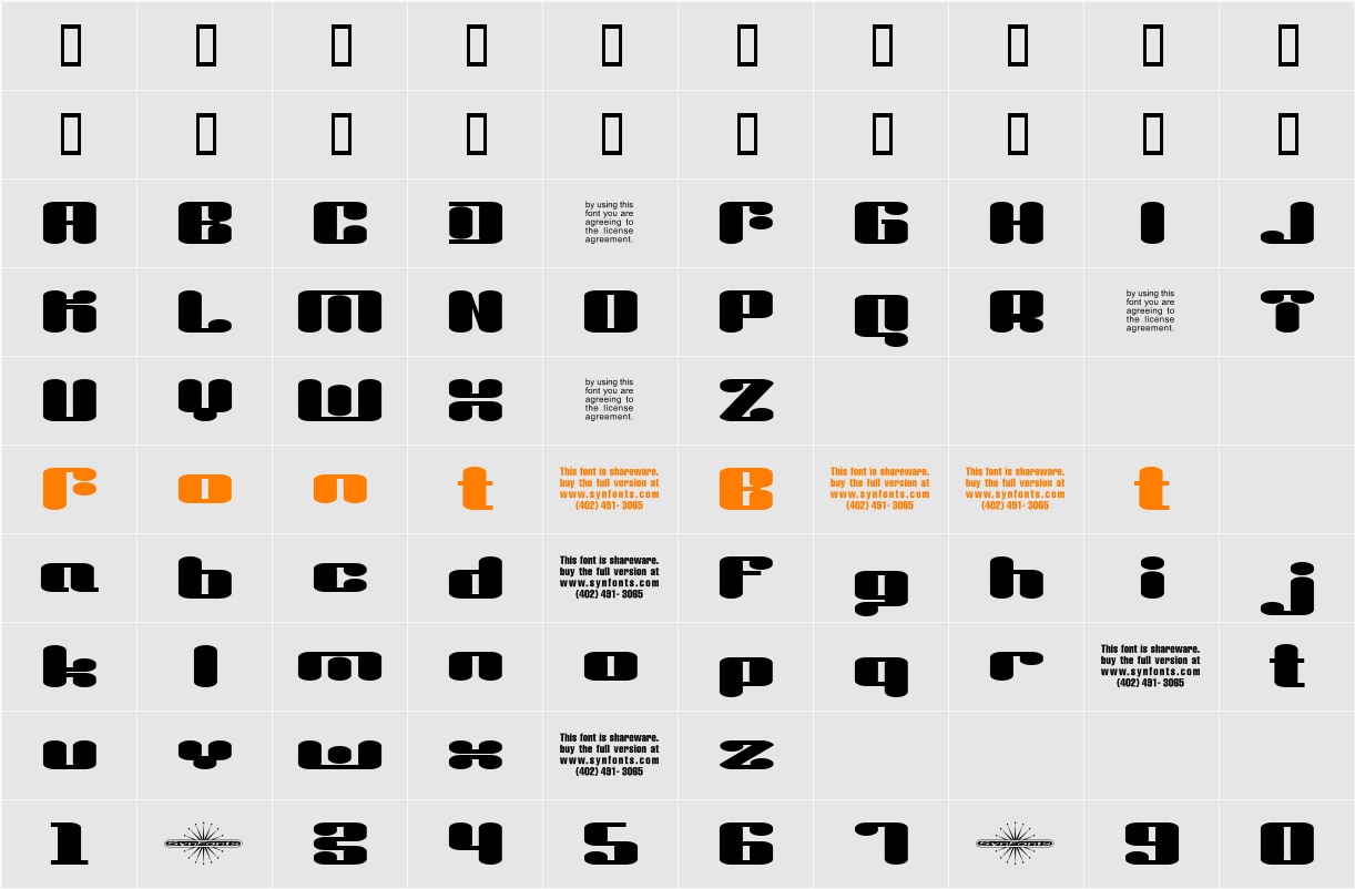 Liquid Sex Character Map