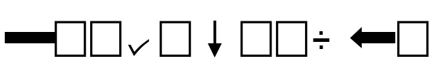 QuickType Pi Font Image