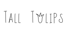 Tall Tulips Font Image