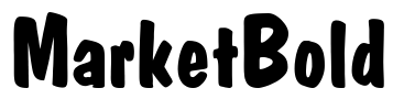MarketBold Font Image